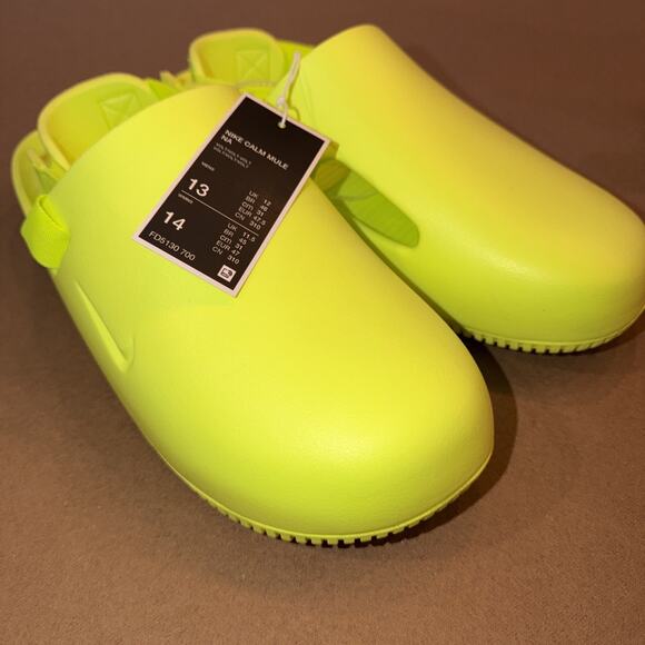Nike Calm Mule Volt FD5130-700 Men’s Size 13
